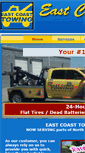 Mobile Screenshot of eastcoasttowing.net